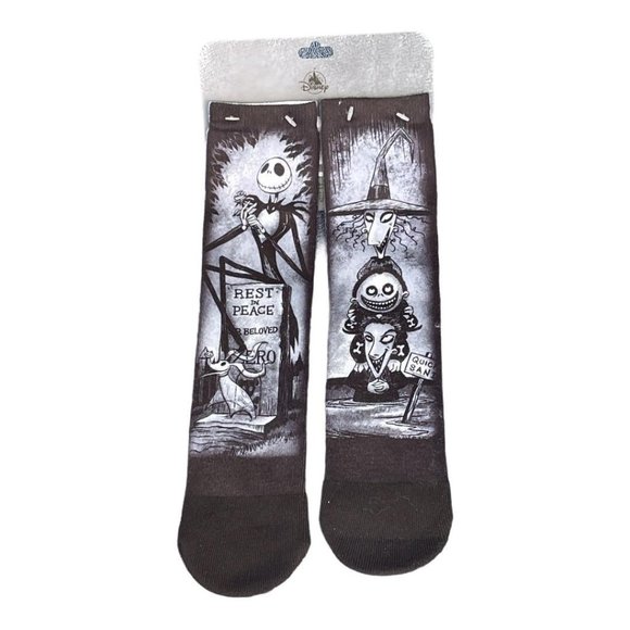 Disney Parks Nightmare Before Christmas Haunted Mansion Socks - Picture 1 of 2